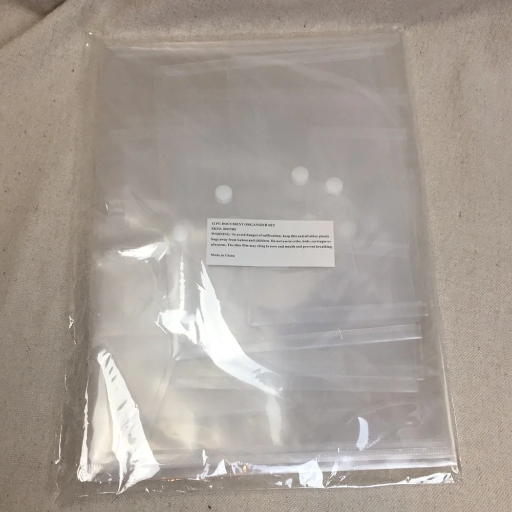 12 pc document holders - multiple sizes